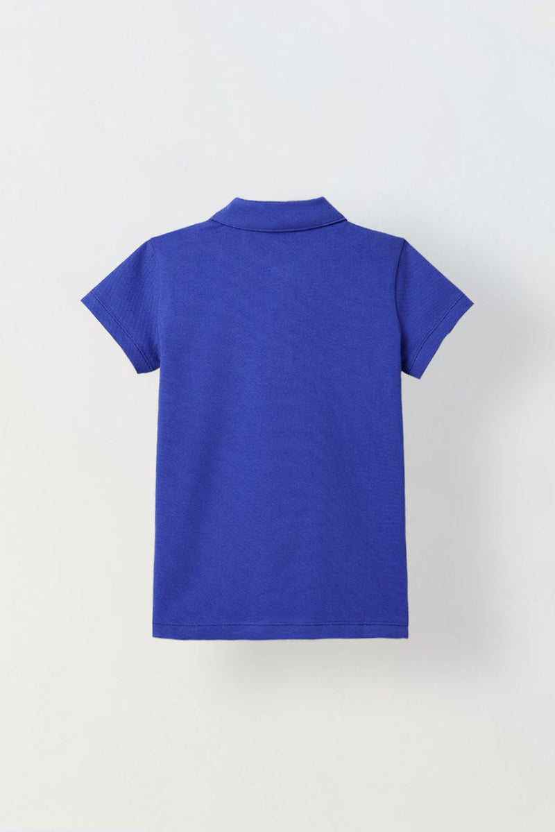 Spunkies Blue Short Sleeves Polo Tshirt