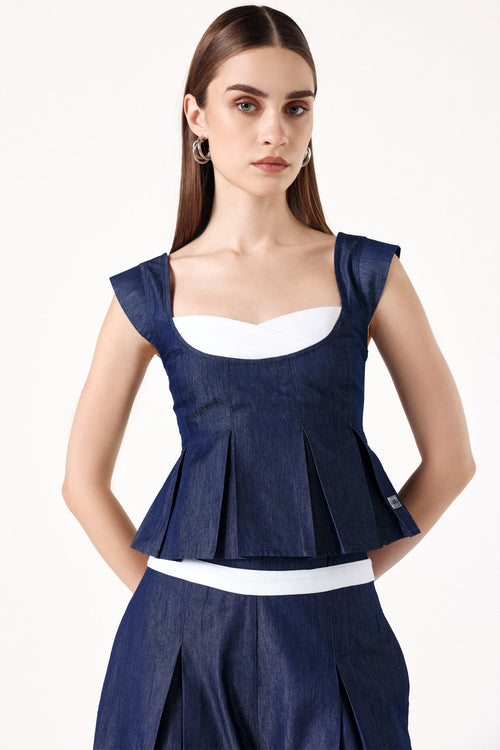 Elevé Denim Co-ord Set