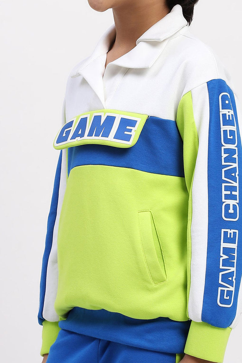 Spunkies Boys' "Game Changer" Colorblock Tracksuit - Bold & Sporty Two-Piece Set