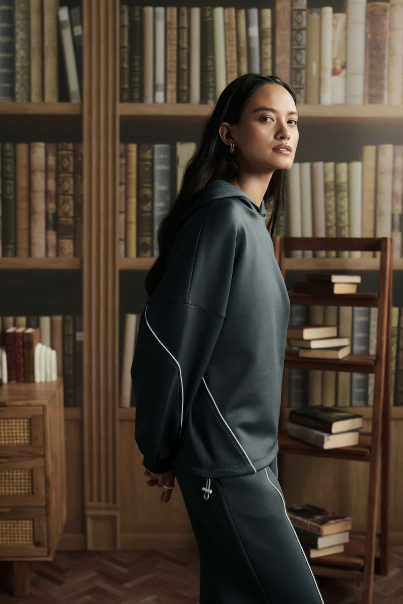 Slate Ease Oversize Hoodie