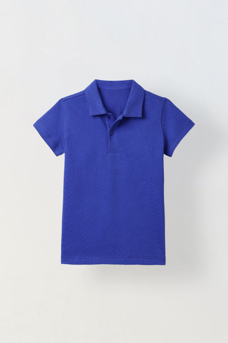 Spunkies Blue Short Sleeves Polo Tshirt