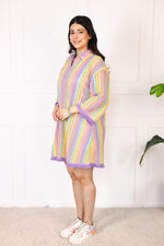 Cassata Swirl Collar Dress