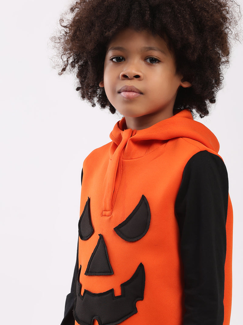 Spunkies Jack-o'-Lantern Hooded Vest