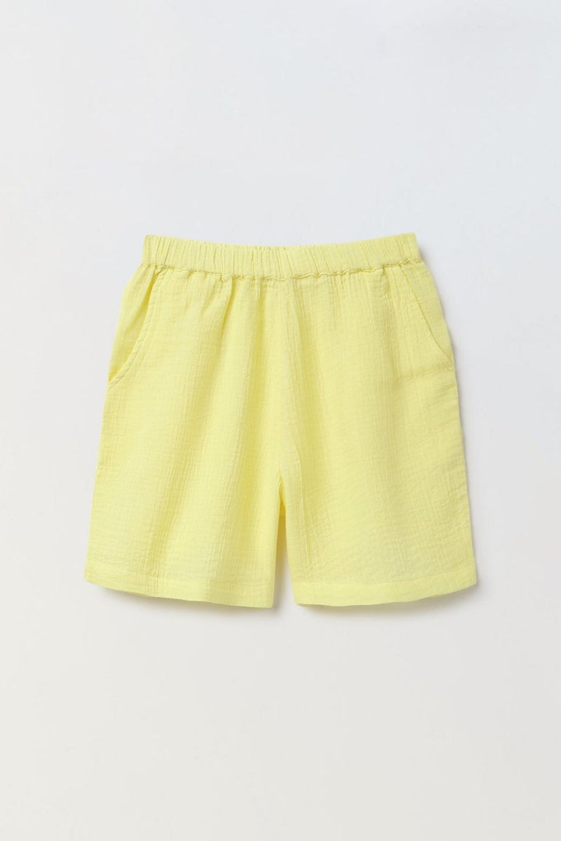 Boys Yellow Gauze Summer Set