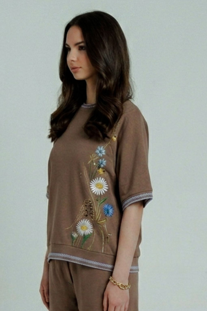 Dusty Bloom Top