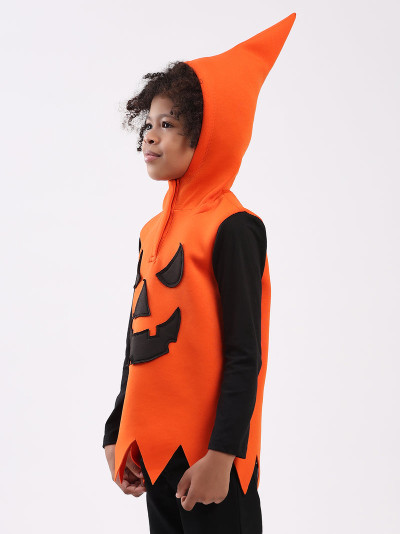 Spunkies Jack-o'-Lantern Hooded Vest