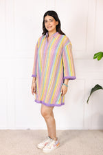 Cassata Swirl Collar Dress