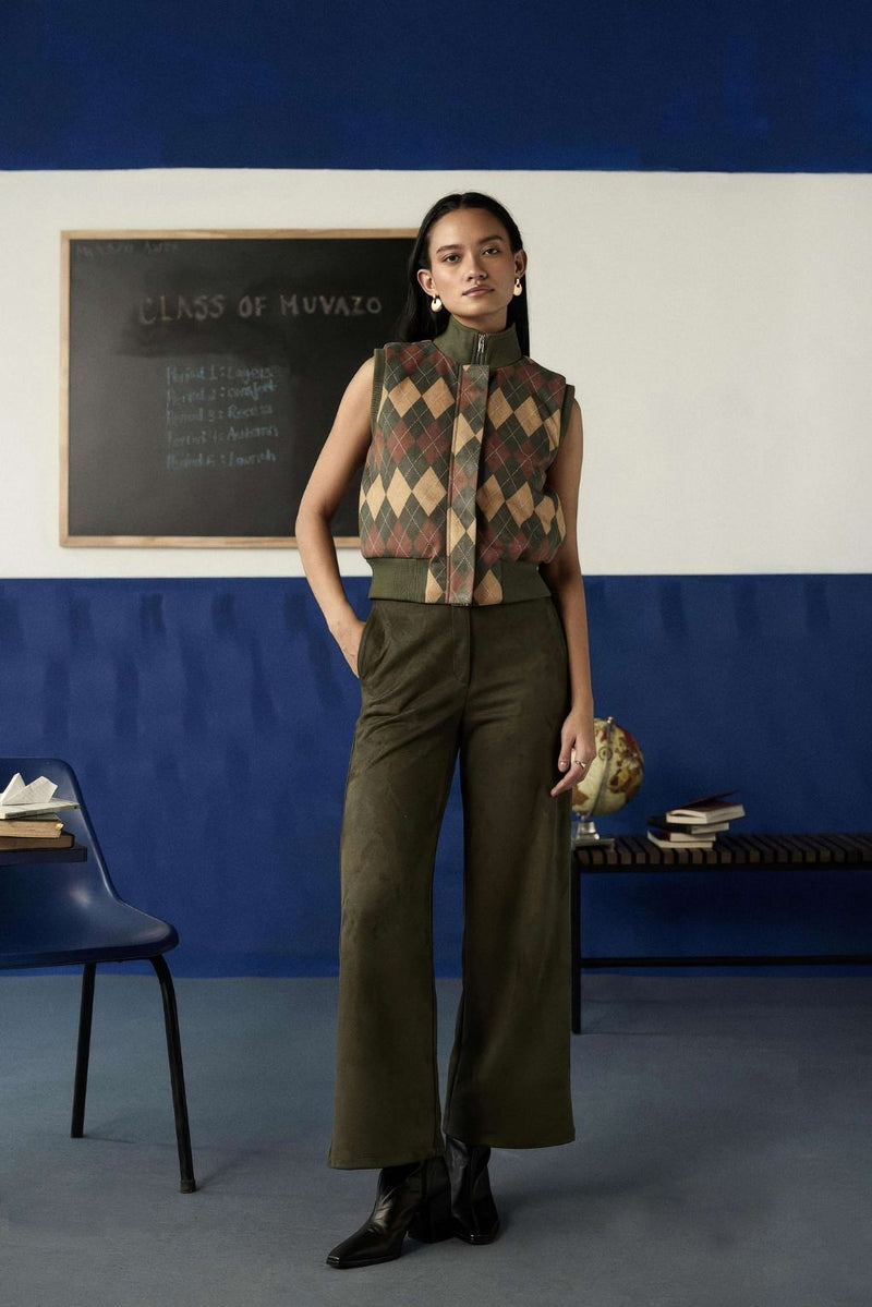 Argyle Bomber Jacket