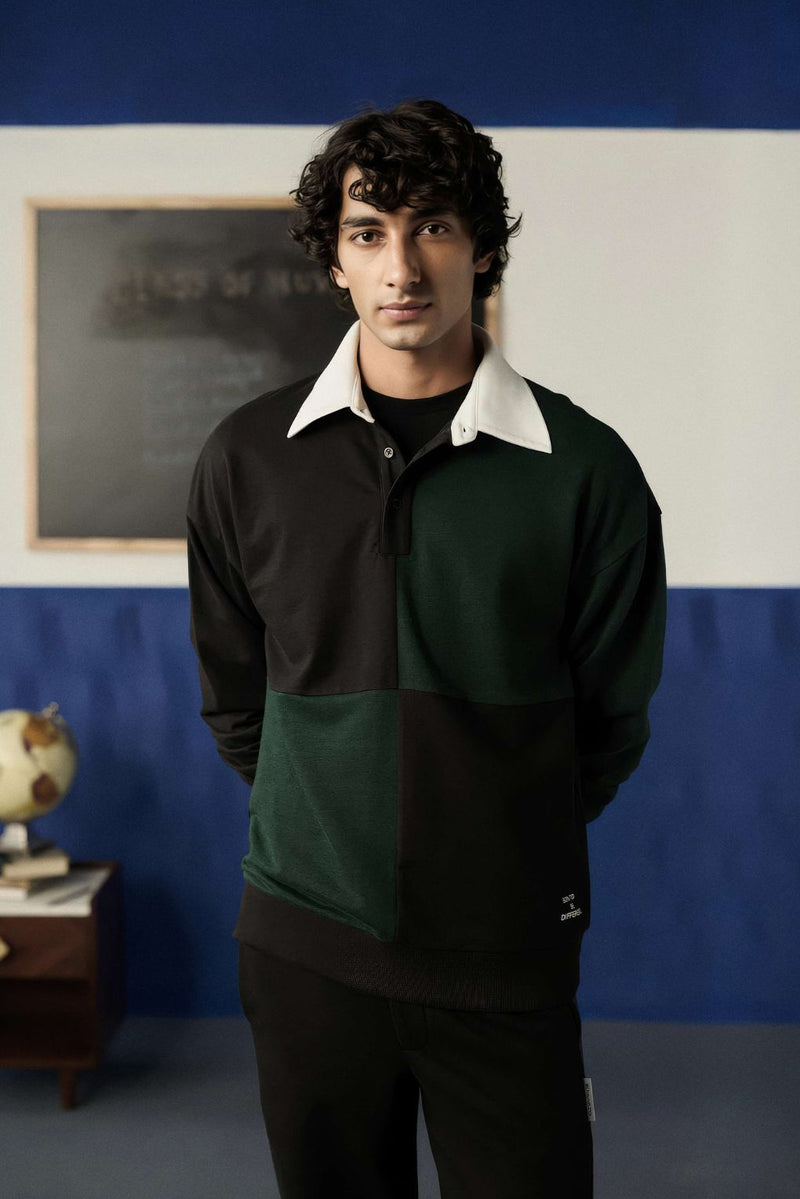 Autumn Golf House Polo Sweatshirt