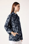 Floral Blaze Denim Unisex Overshirt
