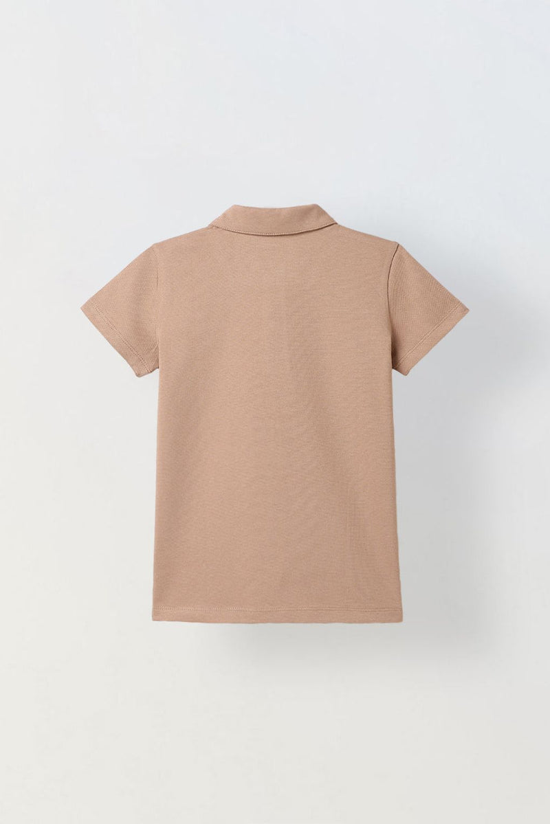 Spunkies Sand Short Sleeves Polo Tshirt