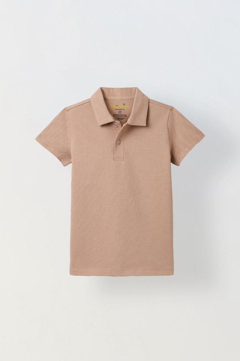 Spunkies Sand Short Sleeves Polo Tshirt