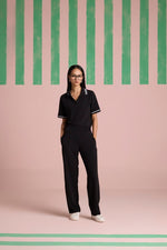 Comfique Texture Pants - Black