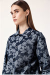 Floral Blaze Denim Unisex Overshirt