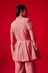 Pink Pep'lum Pulse Blazer Set