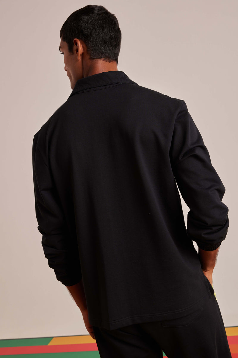 Black ZipZest Men's Pullover