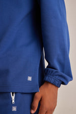 Blue ZipZest Men's Pullover
