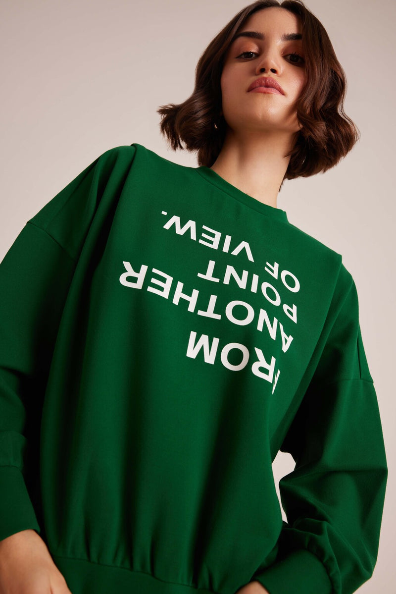 Green Point Of View Sweatshirt