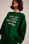 Green Point Of View Sweatshirt