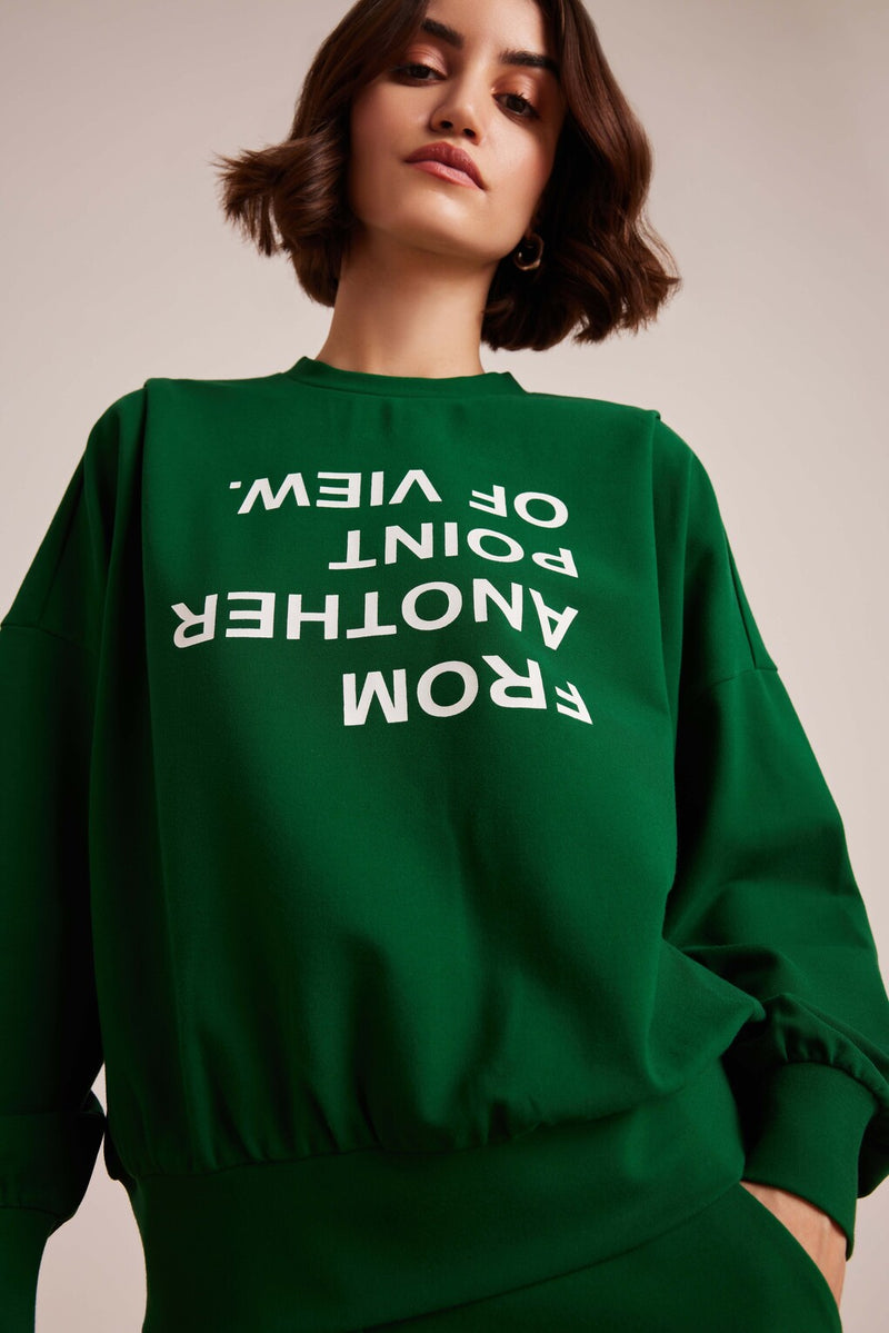 Green Point Of View Sweatshirt
