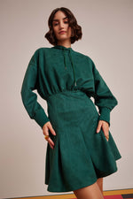 Green Suede - Sensation Couture Dress