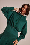 Green Suede - Sensation Couture Dress