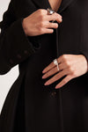 Black Pep'lum Pulse Blazer Set