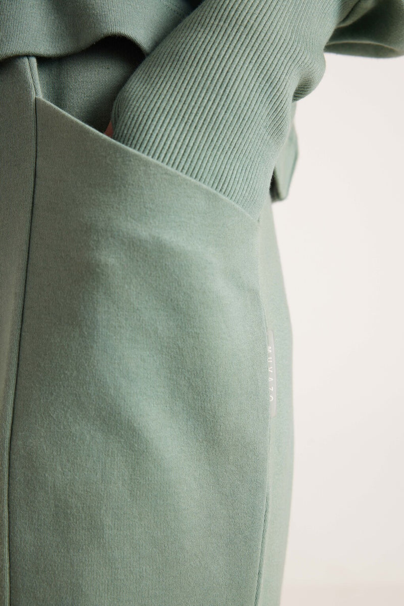 Sage Leaf Zipper Bliss Co-Ord Set