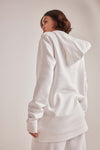 White Opulent Comfo Pullover