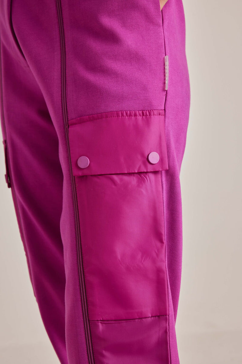 Pink Pu'nk Zip-up Jogger