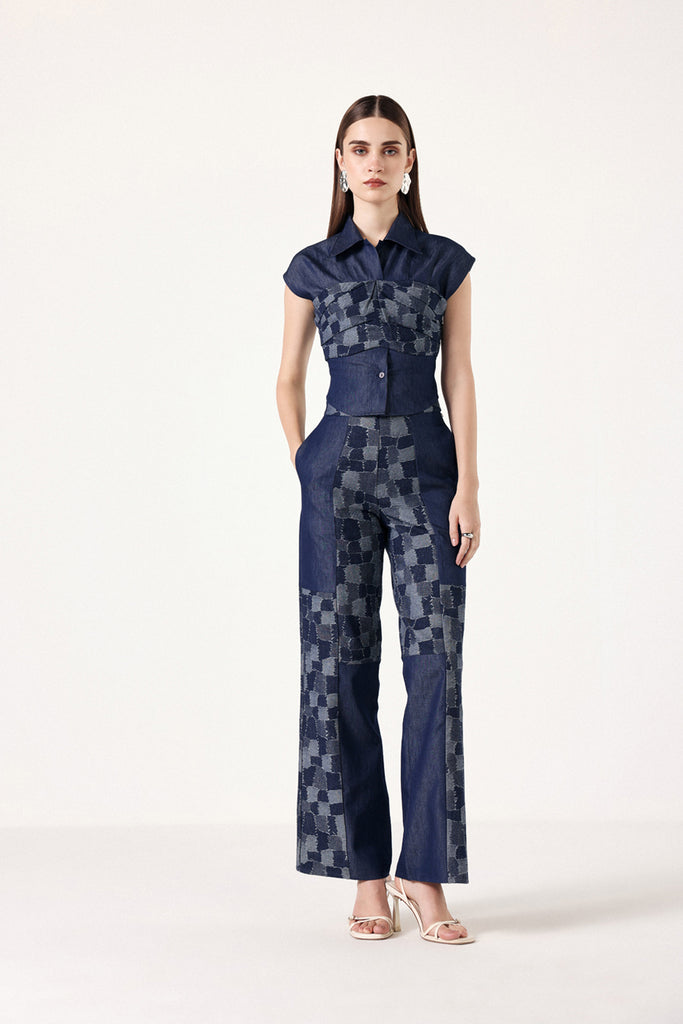 Denim Sculpt Co-ord Set