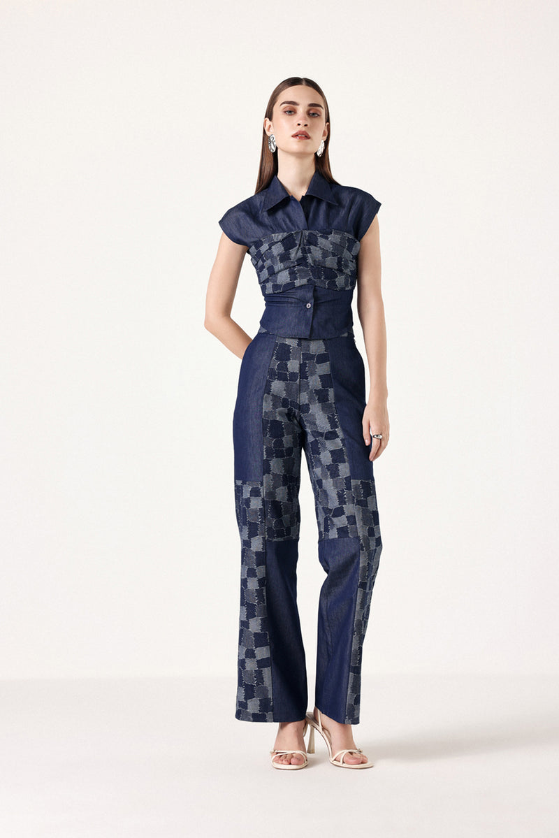 Denim Sculpt Co-ord Set