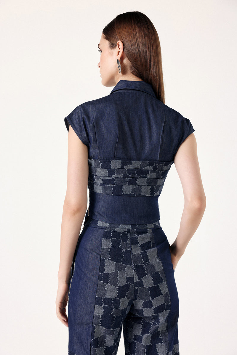 Denim Sculpt Co-ord Set