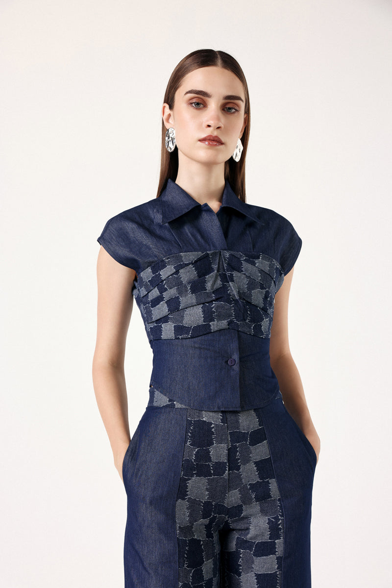 Denim Sculpt Co-ord Set