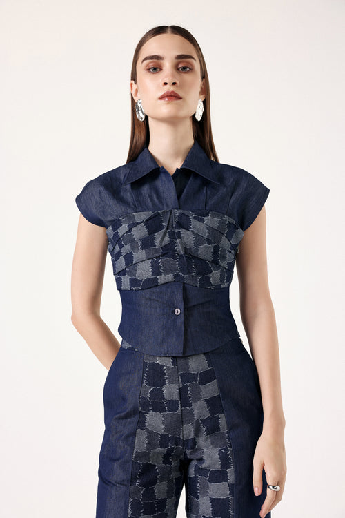 Denim Sculpt Co-ord Set