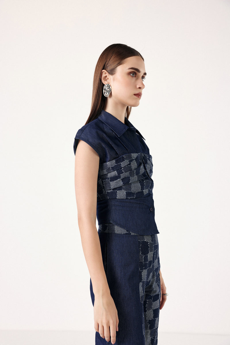 Denim Sculpt Co-ord Set