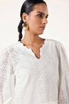 Breezy Schiffli Top