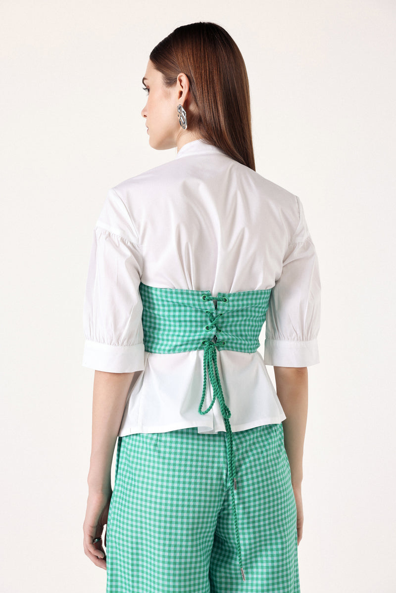 Plaid Pop Linen Co-ord Set