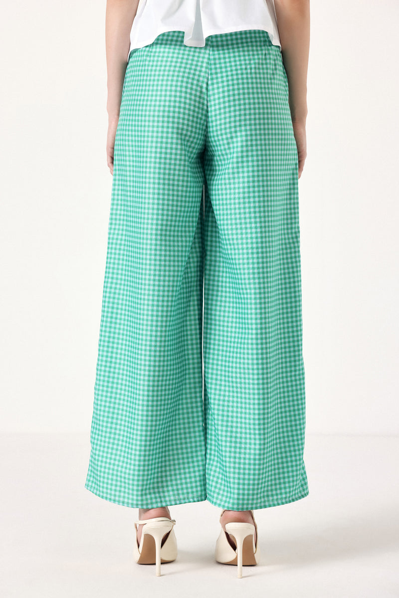 Plaid Pop Linen Pants