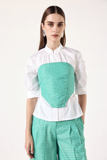 Plaid Pop Corset Top