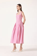 Corset Gingham Dress