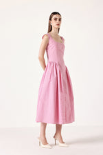 Corset Gingham Dress