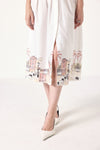 Pleated Linen Dress