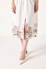 Pleated Linen Dress