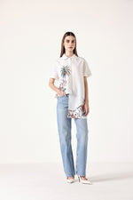 Asymmetry Linen Shirt