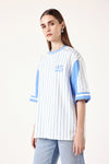 Blue Splash Oversized Tee
