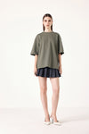 Palm Wave Oversized Tee