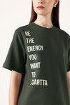 Energy Core Tee - Earthy Green
