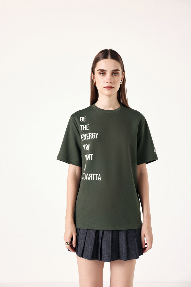 Energy Core Tee - Earthy Green