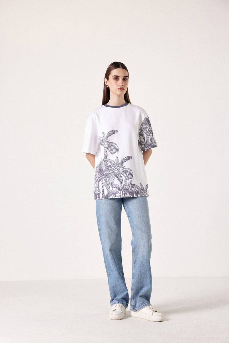 Palm Rush Oversized Unisex Tee
